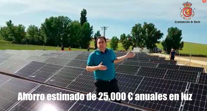 Huete finaliza la instalación fotovoltaica finalizada en la principal captación de agua y ahorrará 25.000 euros anuales en luz 1 Huete finaliza la instalación fotovoltaica finalizada en la principal captación de agua y ahorrará 25.000 euros anuales en luz