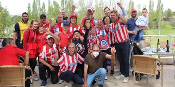 Golfistas conquenses del Atleti contra golfistas del Real Madrid…, y ganó el golf conquense