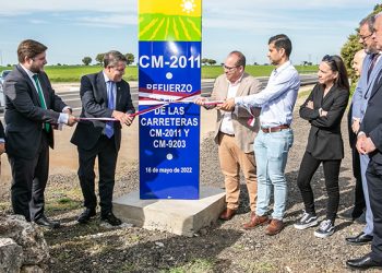 Inaugurada la rehabilitación de la CM-2011 en Brihuega con una inversión de 1,1 millones de euros