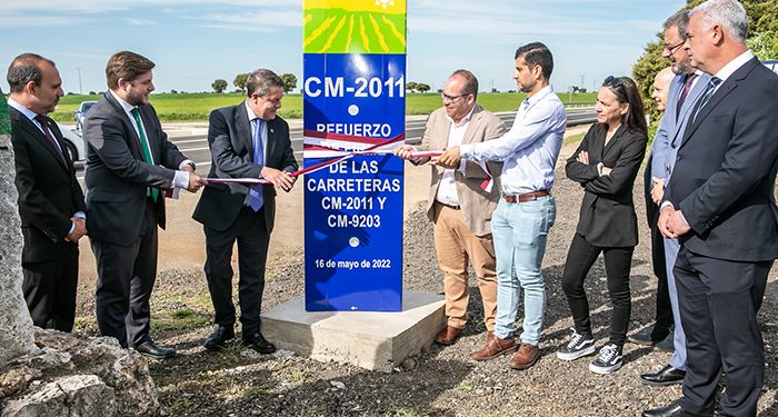 Inaugurada la rehabilitación de la CM-2011 en Brihuega con una inversión de 1,1 millones de euros