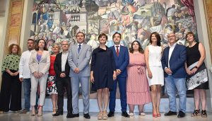 La ministra de Política Territorial, Isabel Rodríguez, visita el Palacio Provincial sede de la Diputación de Cuenca