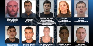 La Policía Nacional busca a diez fugitivos que podrían encontrarse en España
