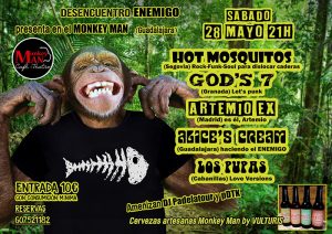 La Sala Monkey Man acogerá el sábado un nuevo Desencuentro Enemigo