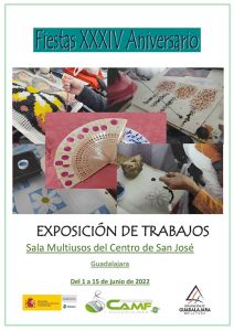 La Sala Multiusos de Diputación de Guadalajara acoge una exposición de trabajos del CAMF