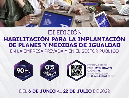 La UCLM abre el plazo de inscripción en el curso en línea de habilitación para la implantación de planes de igualdad 1 La UCLM abre el plazo de inscripción en el curso en línea de habilitación para la implantación de planes de igualdad