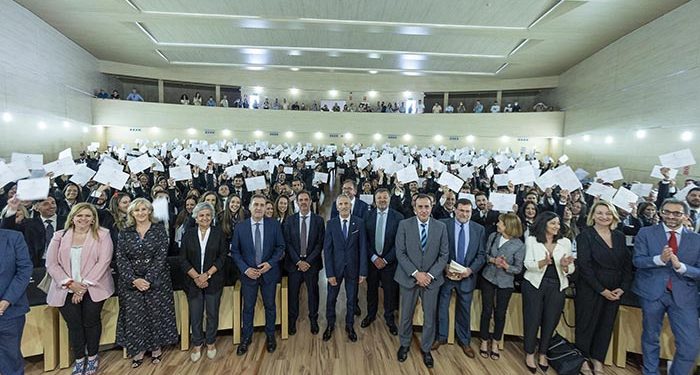 Grande-Marlaska preside en Cuenca la entrega de diplomas a los miembros de la XLVIII promoción del Cuerpo de Ayudantes de Instituciones Penitenciarias