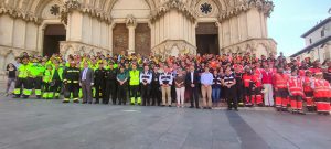 Más de 200 personas participan en el simulacro de incendio realizado en la Catedral de Cuenca