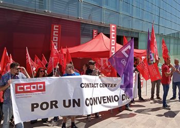 Masivo respaldo en los Contact Center de CLM a la huelga estatal por el convenio colectivo