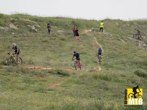 Paula Plaza y Juan Carlos Fernández , protagonistas de la V Marcha MTB Tierra de Vítor 2022