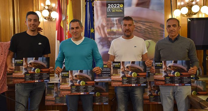 Presentado el IX Circuito de Pádel de Cuenca que amplía hasta 13 el número de sedes clasificatorias y un Máster Final en Iniesta