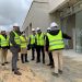 Robles comprueba el avance de las obras del futuro centro de salud de Cifuentes y las actuaciones realizadas en el colegio