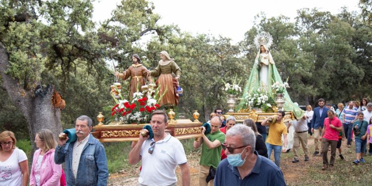 Esquivando la lluvia y las tormentas, Trillo y La Puerta celebraron San Isidro y la Virgen de Montealejo