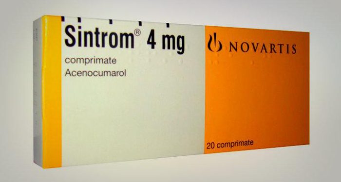 Acenocumarol o Sintrom 1 Sintrom