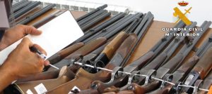 Subasta de armas en la Comandancia de la Guardia Civil de Cuenca