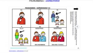 Tres conquenses crean un sistema de tableros en ucraniano-español para facilitar la comunicación con los refugiados
