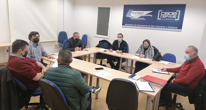 Acesanc realizará una serie de peticiones al ayuntamiento de San Clemente para potenciar el tejido productivo