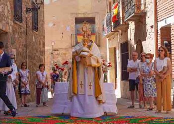 Almonacid de Zorita celebra Corpus Christi dos años después