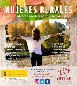 AMFAR imparte diez cursos online con la participación de más de 300 mujeres rurales