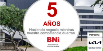 BNI Innovación Guadalajara celebra su quinto aniversario, el viernes 10 de junio en el Hotel Pax