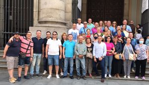 Cerca de 50 vecinos de Málaga de Fresno peregrinan a Madrid con motivo del Año Santo de San Isidro