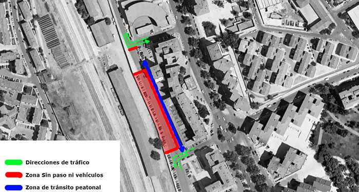 Comienzan las obras de reparación del colector del Paseo del Ferrocarril donde habrá restricciones de tráfico 1 Comienzan las obras de reparación del colector del Paseo del Ferrocarril donde habrá restricciones de tráfico