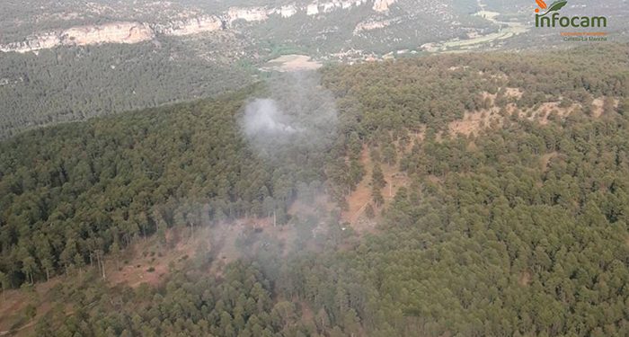 Controlado en menos de una hora un incendio en la Ciudad Encantada 1 Controlado en menos de una hora un incendio en la Ciudad Encantada