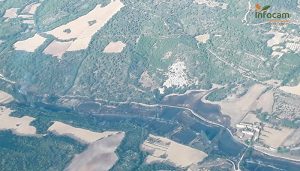 Controlado un incendio agrícola en los alrededores del Monasterio de Monsalud en Córcoles