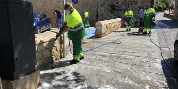 El Ayuntamiento de Cuenca finaliza la Campaña de Limpieza Intensiva en el Casco Antiguo