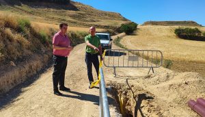 El Ayuntamiento de Huete soterra los cables del tendido eléctrico