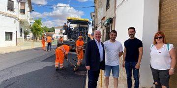 El Gobierno regional acomete obras de refuerzo en la travesía de la CM-3108 a su paso por Los Hinojosos