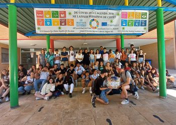 El IES Alcarria Baja de Mondéjar recibe la visita de alumnos y profesores de institutos europeos de Rumanía, Italia, Macedonia y Francia