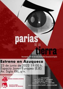 El PCE de Guadalajara organiza la proyección de la película-documental “Parias de la Tierra”, sobre la historia del Partido Comunista en España