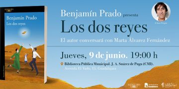 El reconocido poeta y novelista Benjamín Prado presenta su última obra ‘Los dos reyes’, este jueves en la biblioteca municipal de Guadalajara