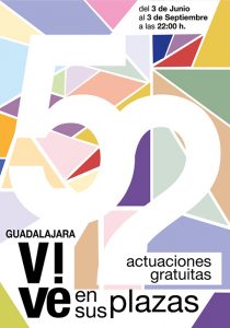 Este viernes regresa ‘Guadalajara VIVE en sus plazas’, con música y actuaciones en directo en el casco histórico durante todo el verano