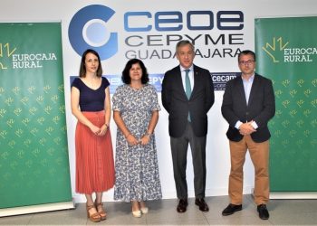 Eurocaja Rural y CEOE-CEPYME Guadalajara, unidos de nuevo en favor del impulso económico de la provincia de Guadalajara