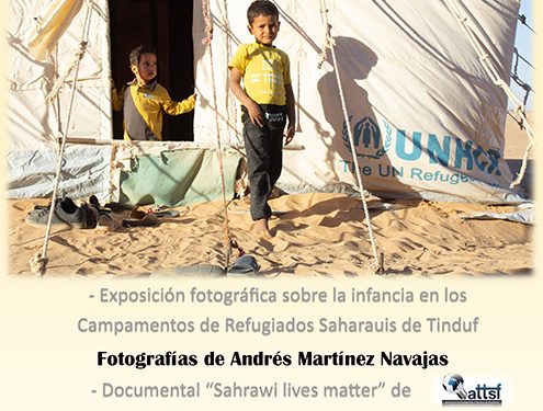 Exposición fotográfica en Zarzuela de Jadraque sobre cómo nacer y vivir en un campamento de refugiados