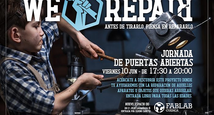 FabLab Cuenca comienza con el primer taller colaborativo de reparación de objetos en Cuenca