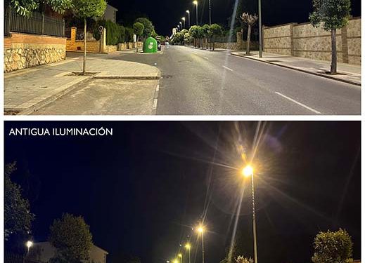 Finalizan los trabajos de instalación de nueva iluminación LED en casi 700 farolas de Cabanillas 1 Finalizan los trabajos de instalación de nueva iluminación LED en casi 700 farolas de Cabanillas