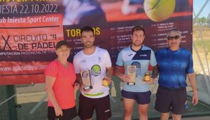 Gregorio Escribano y Diego Jareño y Miriam y Marta Gamero ganan el VI Torneo “Padelmanía Minglanilla”