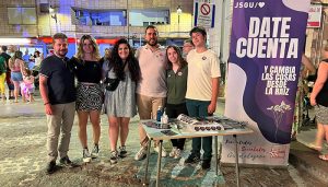 Juventudes Socialistas de Guadalajara pone en marcha su campaña ‘Punto Violeta date cuenta’ para fomentar unas fiestas “libres de machismos”