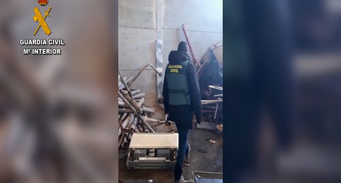 La Guardia Civil detiene a cinco personas como autores de 22 delitos contra el patrimonio en explotaciones agrícolas en la mancha conquense