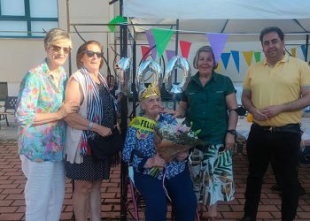 La optense Paula Hualda cumple 100 años de edad en la Residencia de Huete