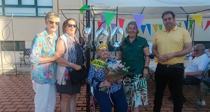 La optense Paula Hualda cumple 100 años de edad en la Residencia de Huete