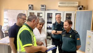 La subdelegada del Gobierno en Cuenca visita la 2ª Compañía de la Guardia Civil en Motilla del Palancar