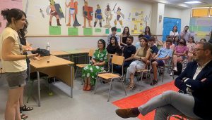 Los alumnos del instituto Ana María Matute de Cabanillas estrenan el corto “El peso invisible”