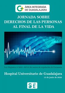 Los profesionales de la sanidad en Guadalajara podrán aumentar su conocimiento de la Ley de la Eutanasia en una jornada sobre los derechos al final de la vida