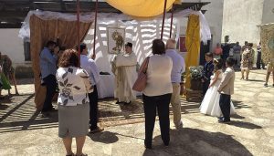 Málaga del Fresno celebra el Corpus Christi
