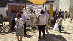 Málaga del Fresno celebra el Corpus Christi