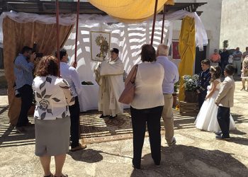 Málaga del Fresno celebra el Corpus Christi