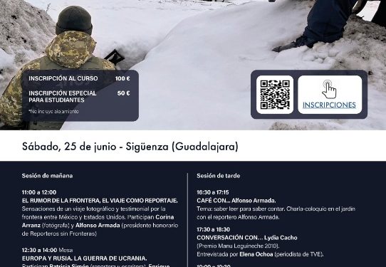 La guerra de Ucrania, argumento principal del III Curso de Reporterismo de Sigüenza